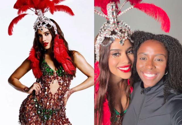 Anitta do lado esquerdo, e Anitta e Ana Flávia Barcelos do lado direito Anitta do lado esquerdo, e Anitta e Ana Flávia Barcelos do lado direito